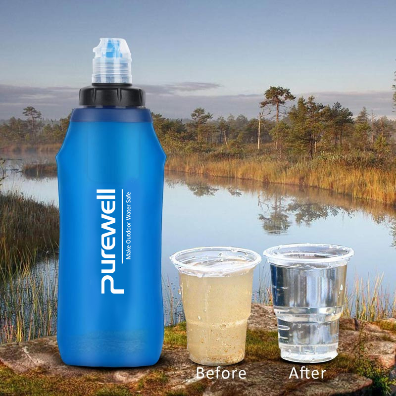 Purewell soft water flask wholesale for Backpacking-2