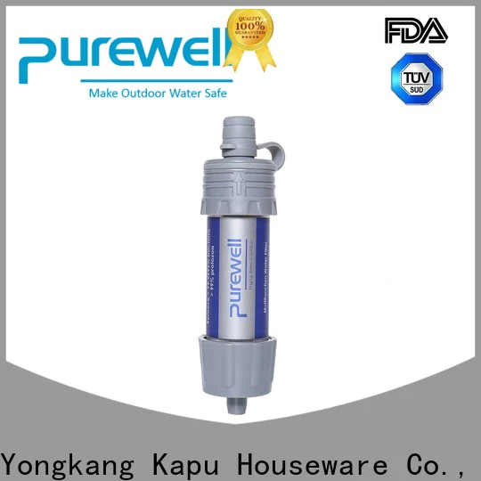 Purewell Customized water purification straw reputable manufacturer for hiking