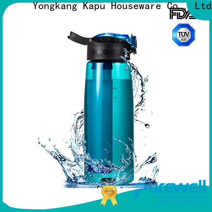 with carabiner water purifier drink bottle inquire now for Backpacking