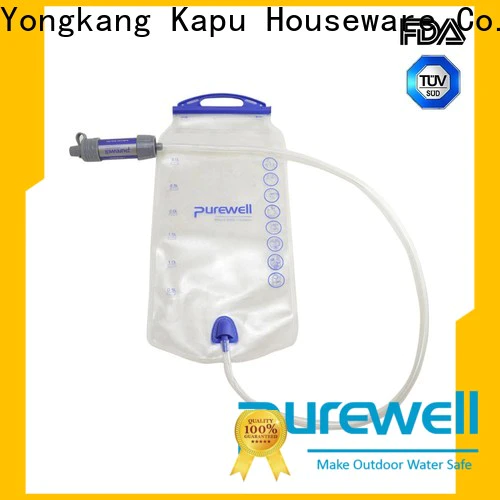 Purewell convenient water gravity bag factory price for outdoor activities