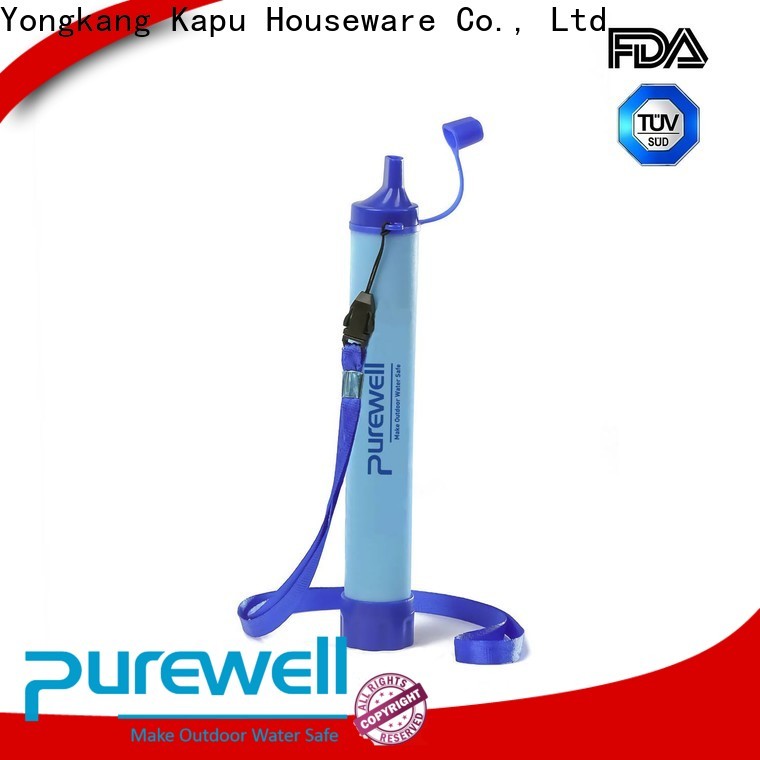 Purewell Customized water filtration straw factory price for camping