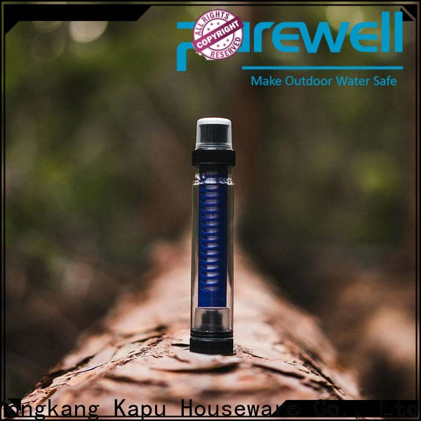 Purewell Personal portable water filter order now for traveling