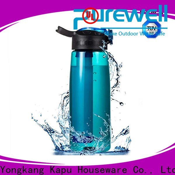 Purewell water bottle with filter inquire now