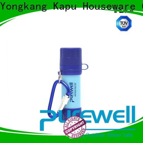 Purewell portable water straw filter water filter camping factory price for traveling