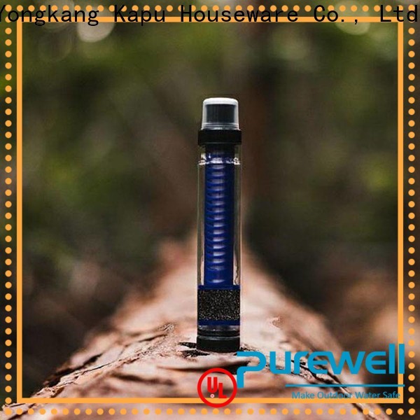 Purewell outdoor water filter straw order now for traveling