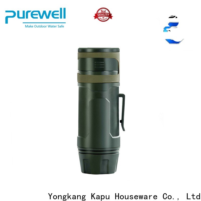 Purewell Customized portable filter factory price for traveling