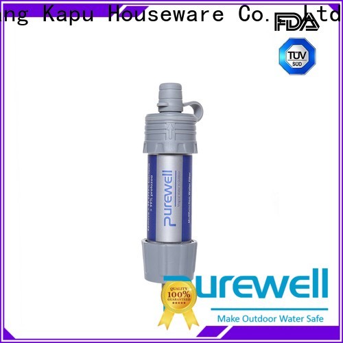 Purewell personal water filter straw order now for traveling