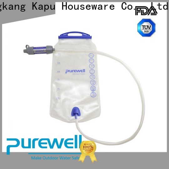 Purewell convenient gravity filter bag reputable manufacturer for travel