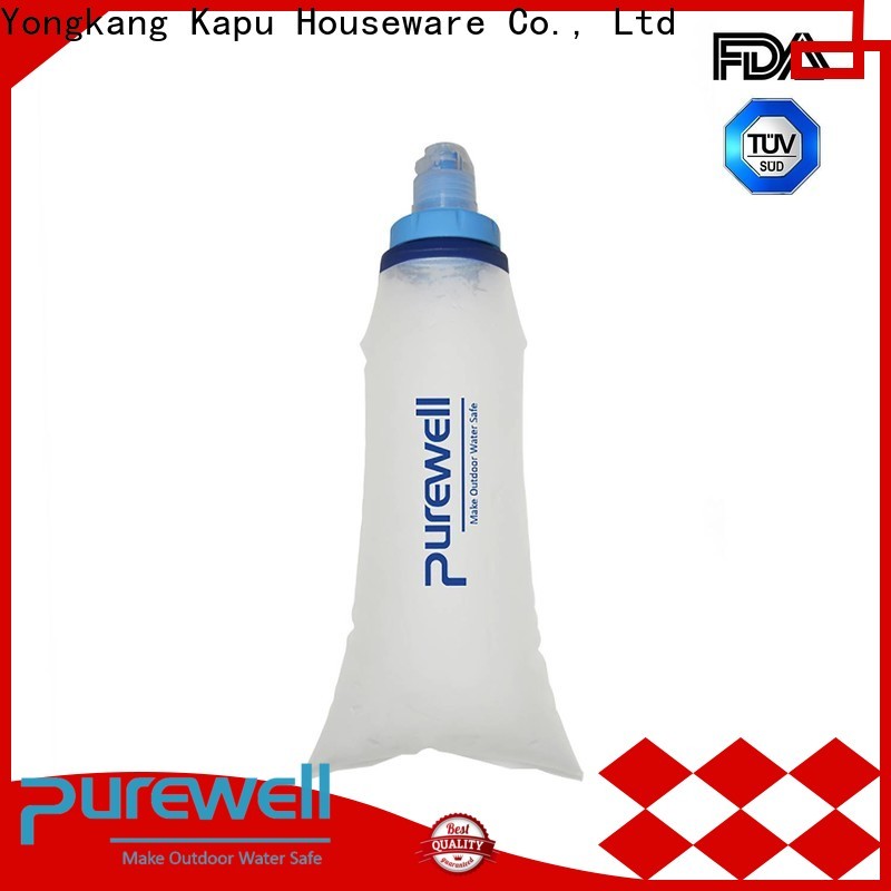 Purewell soft soft flask 500ml from China for Backpacking