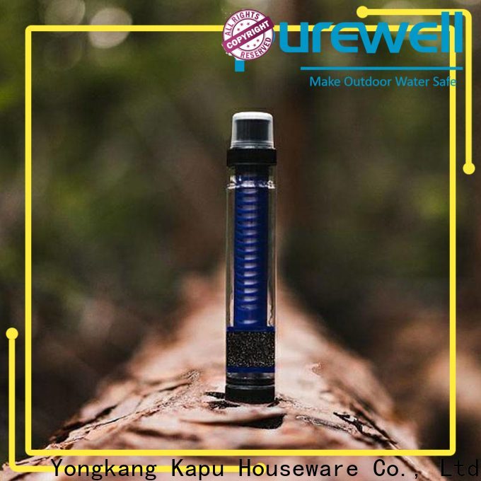 Purewell water purifier straw factory price for camping