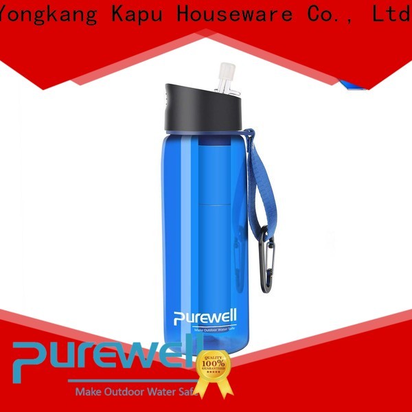 BPA-free portable water filtration bottle wholesale