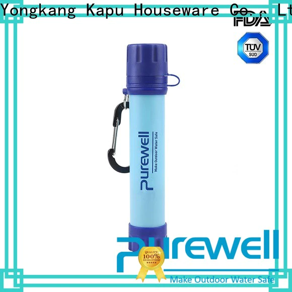 Customized hiking water filter straw order now for hiking