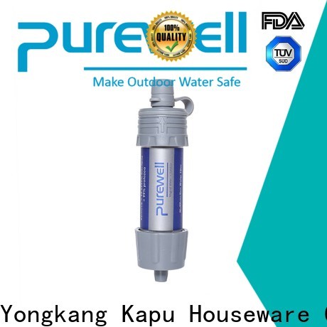 Purewell water purifier straw order now for camping