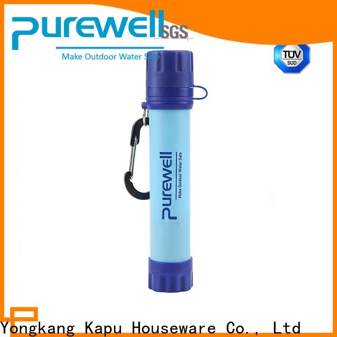 Purewell Personal water purifier straw reputable manufacturer for hiking