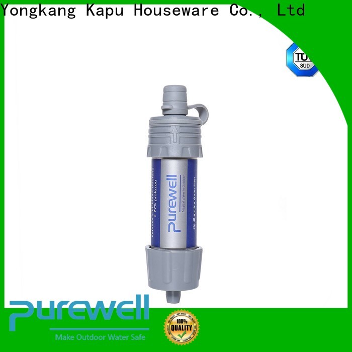 Purewell portable filter reputable manufacturer for traveling