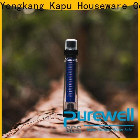 Purewell portable water filter straw reputable manufacturer for hiking