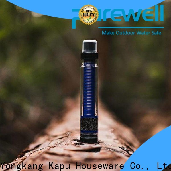 Purewell Personal water purification straw order now for camping