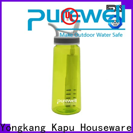 Purewell water filter bottle hiking wholesale