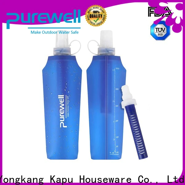 500ml soft flask water bottle wholesale for hiking