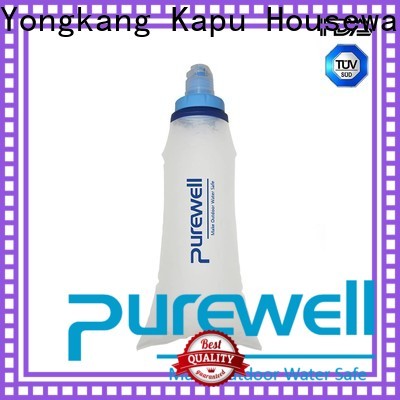 Purewell soft water flask wholesale for Backpacking