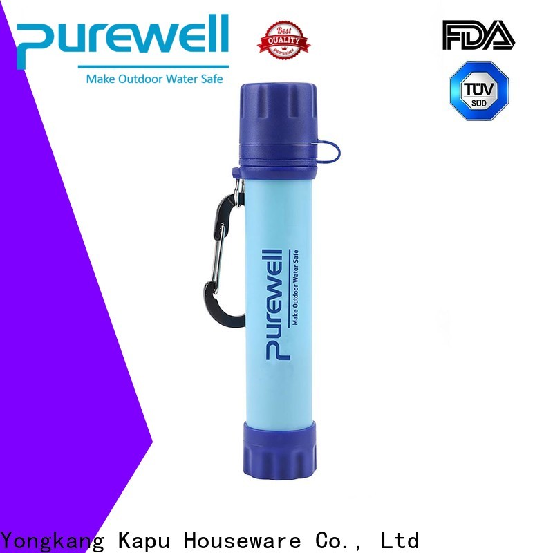 Purewell filter straws for drinking water factory price for traveling