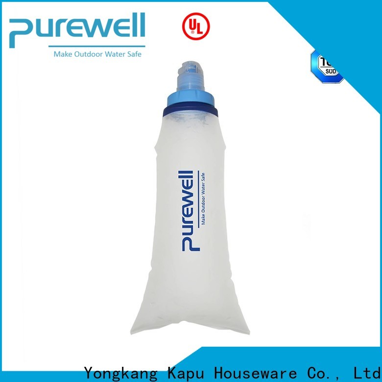 Purewell soft water purifier flask from China for running