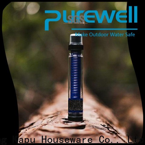 Purewell filter straws for drinking water reputable manufacturer for camping