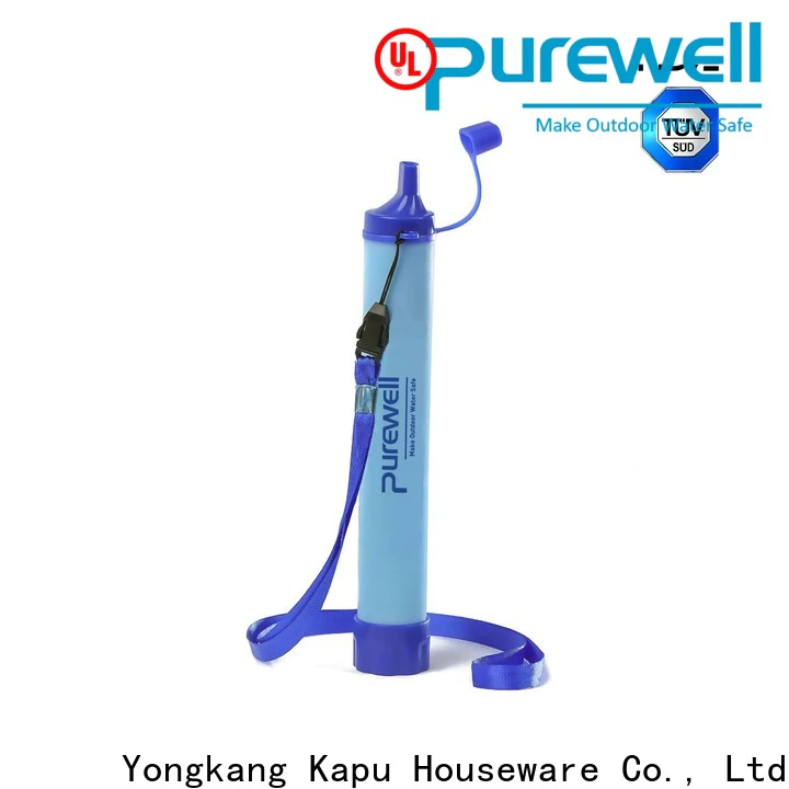 Purewell Customized water filtration straw reputable manufacturer for hiking