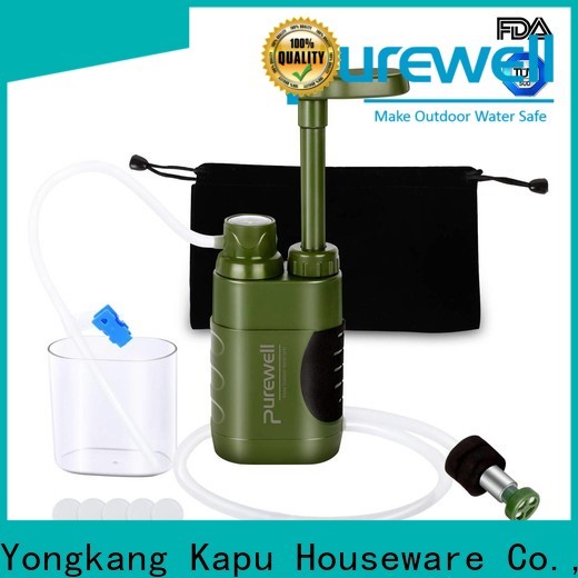 No chemical hand pump water filter inquire now for camping