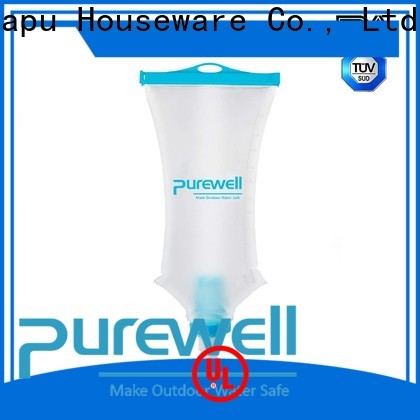 Purewell convenient backpacking water filter bag from China for outdoor activities