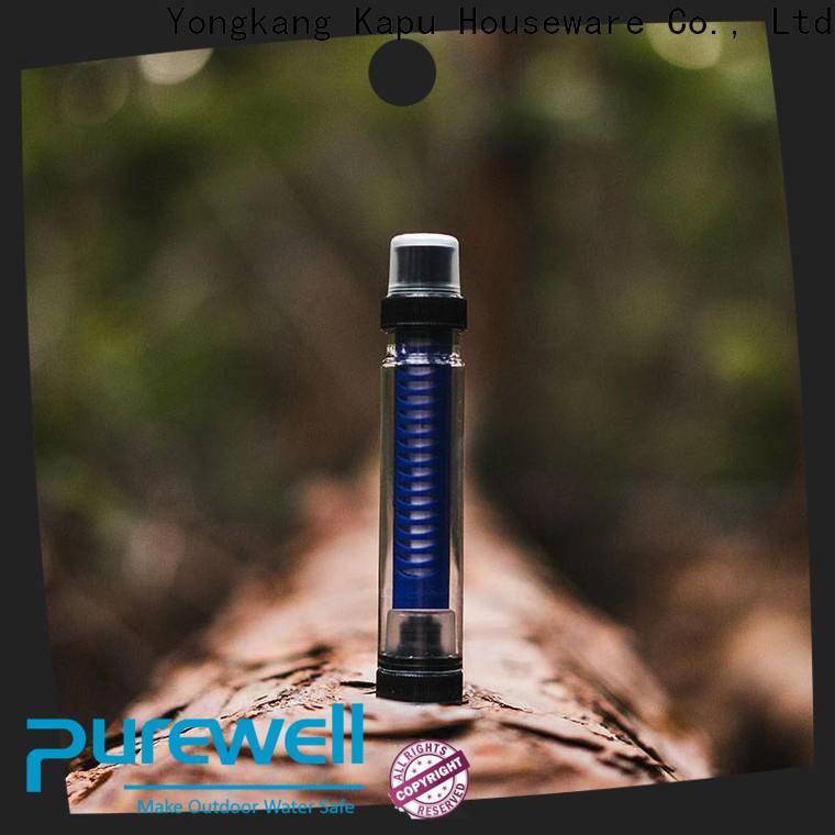 Purewell portable water filter straw factory price for traveling