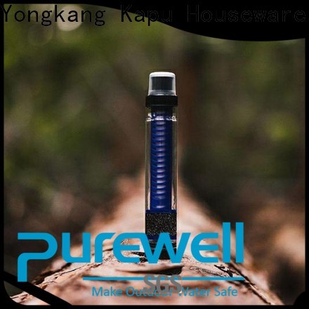 Purewell hiking water filter straw order now for traveling