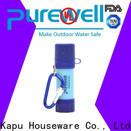Purewell filtered water straw reputable manufacturer for hiking