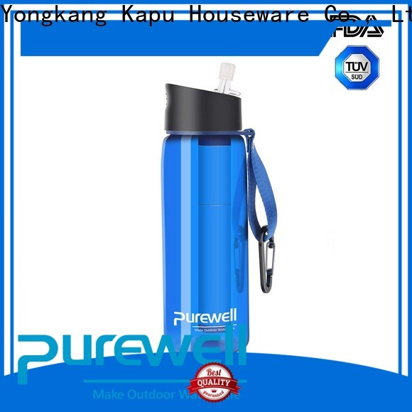 Purewell best water purifier bottle wholesale for running