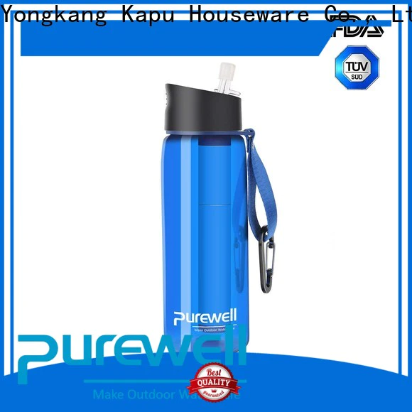 Purewell best water purifier bottle wholesale for running