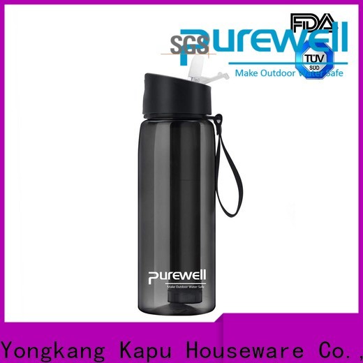 with carabiner filtered water bottles for hiking supplier for Backpacking