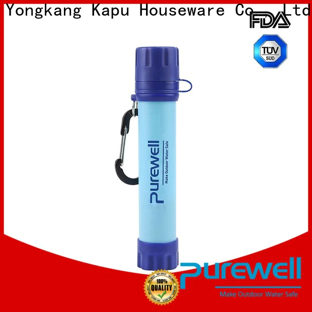 Customized outdoor water filter straw factory price for hiking