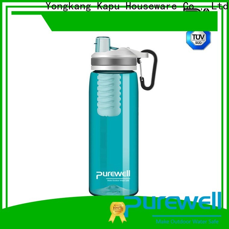 Detachable water filter bottle supplier for hiking