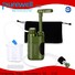 No chemical hiking water filter pump customized for camping