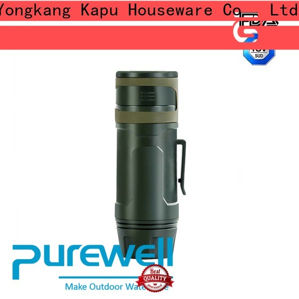 Purewell water filtration straw reputable manufacturer for hiking