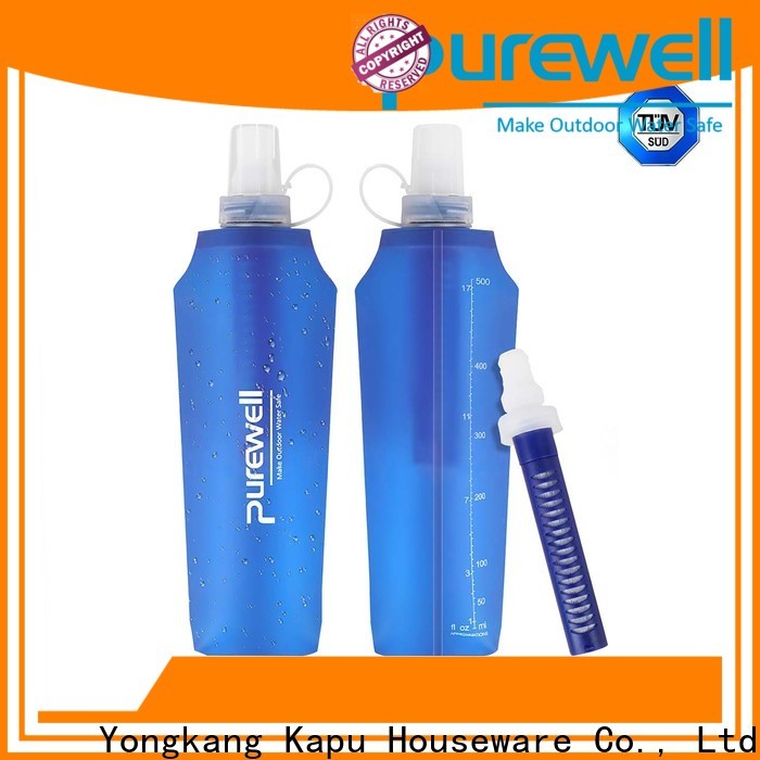 Purewell 500ml soft flask running supplier for hiking
