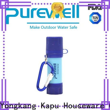 Purewell portable portable filter factory price for camping