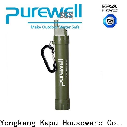 Purewell Personal portable water filter factory price for hiking