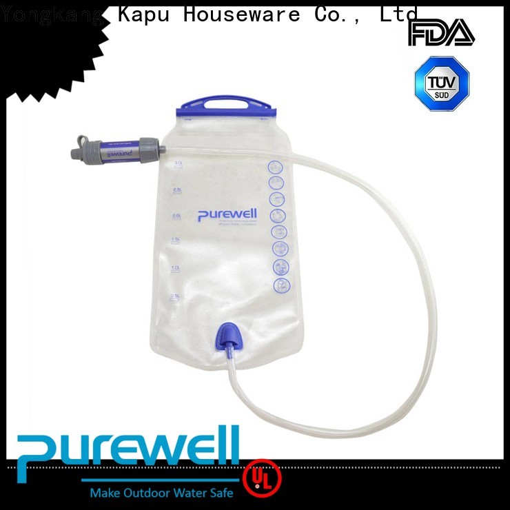 easy-hanging camping water filter bag from China for outdoor activities