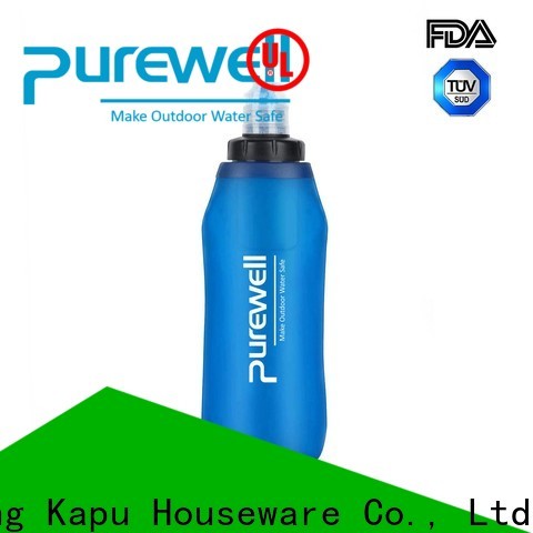 Purewell 500ml water filter flask wholesale for running