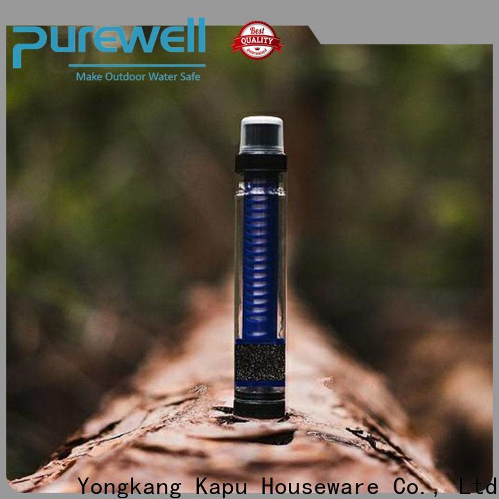 Purewell water straw filter water filter camping factory price for camping