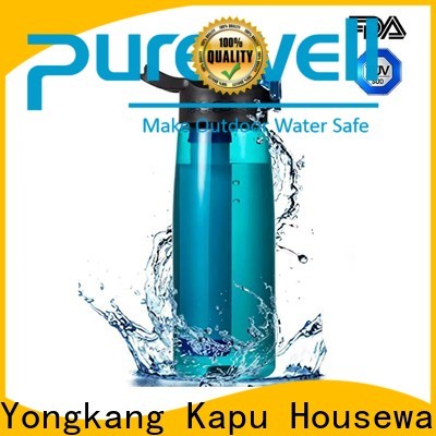 Purewell Detachable portable water filtration bottle inquire now for hiking