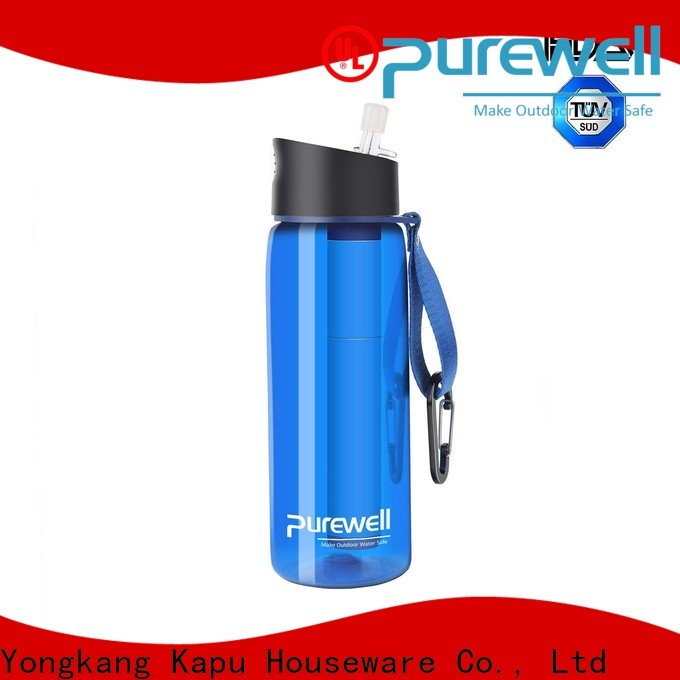 Purewell Detachable personal purifier bottle supplier for running