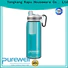 BPA-free reusable water bottle with filter supplier for Backpacking