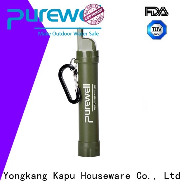 Purewell straw filter factory price for hiking